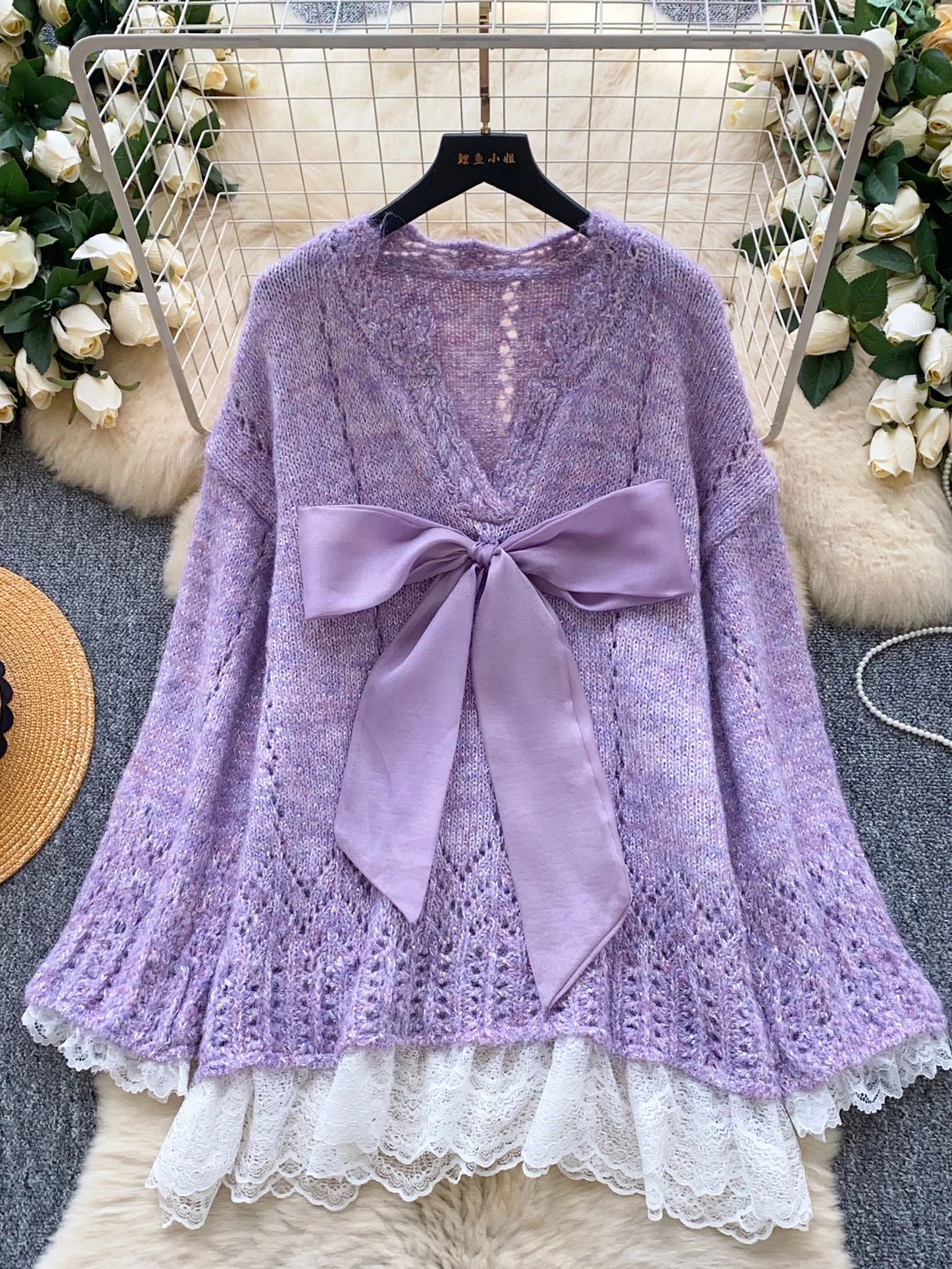 La diva la baby knitted dress KD231 images